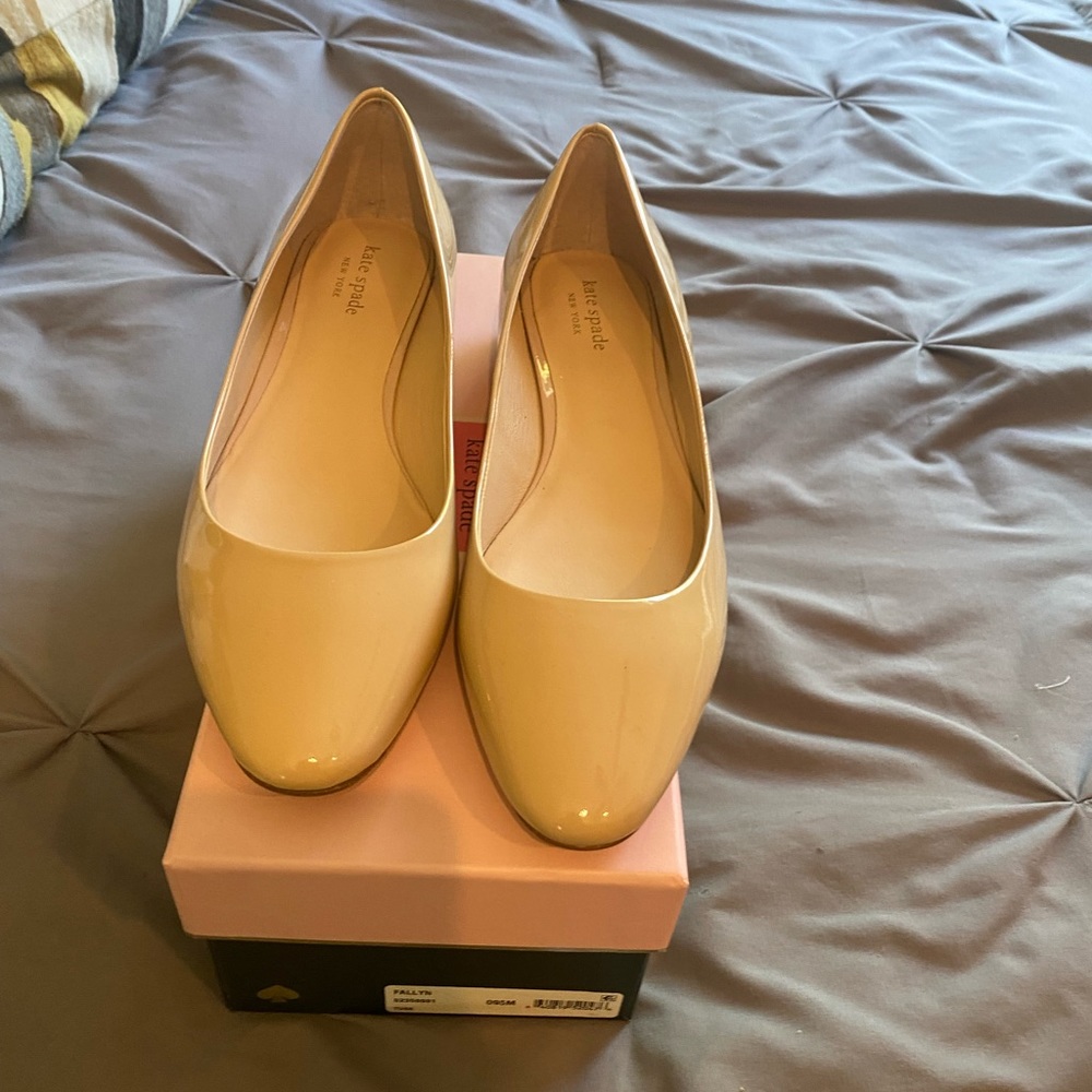 Kate Spade patent leather flats
